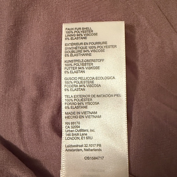 Free People Fuzzy Jacket XL - Picture 5 of 5